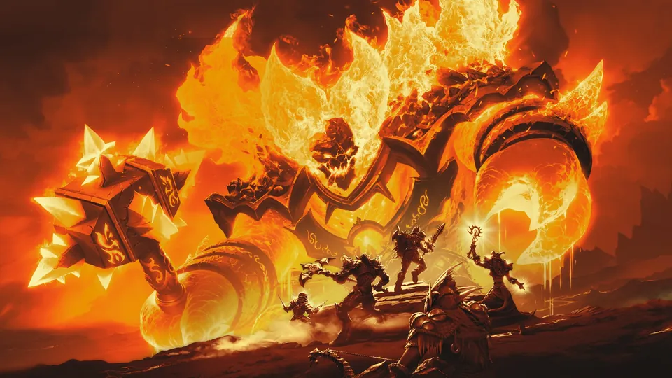 Ragnaros the Firelord in Molten Core